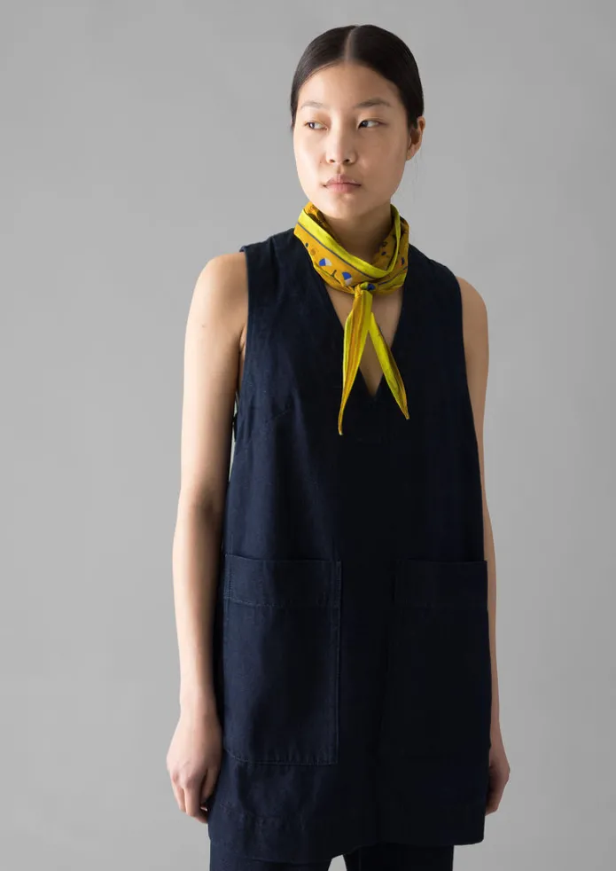 Indigo Denim Cotton Tunic