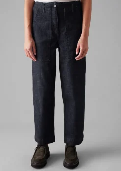 Indigo Denim Workwear Trousers