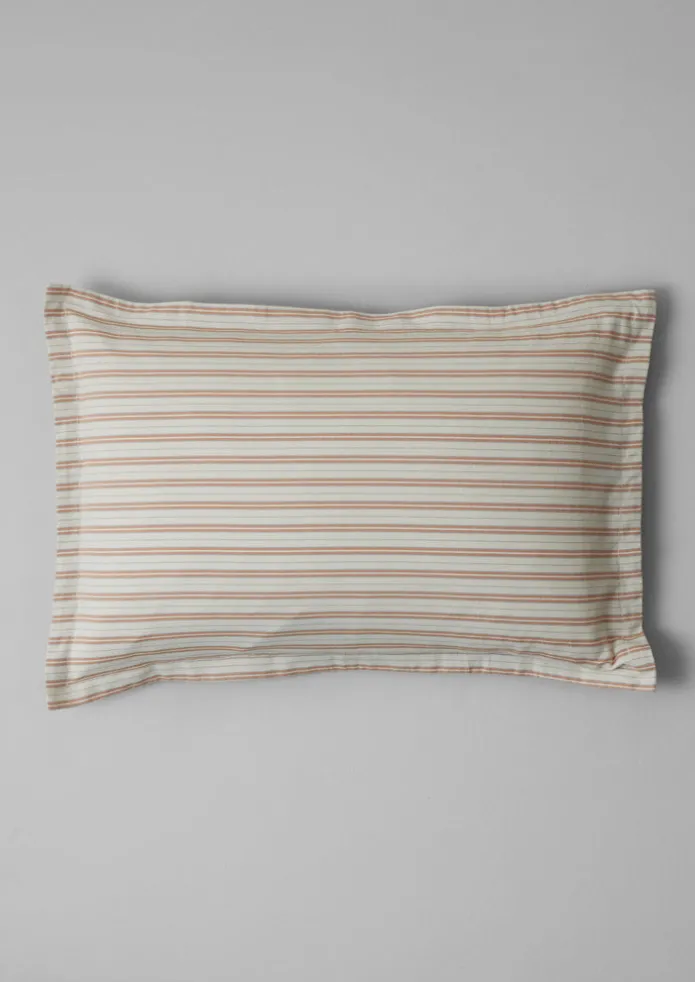 Ines Flannel Stripe Cotton Oxford Pillowcase Set