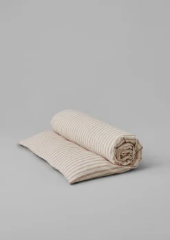 Ines Flannel Stripe Cotton Duvet Cover
