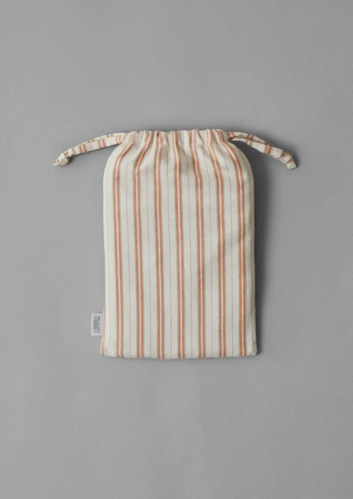 Ines Flannel Stripe Cotton Duvet Cover
