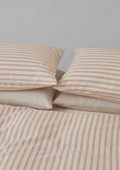 Ines Flannel Stripe Cotton Duvet Cover