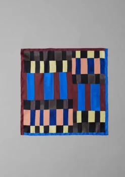 Isobel Harvey Silk Check Print Bandana