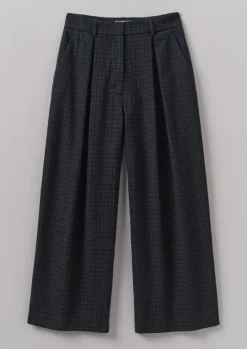 Jude Check Wool Trousers