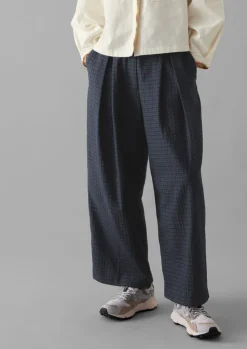 Jude Check Wool Trousers