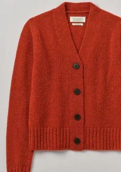 Kaia V-Neck Wool Cardigan