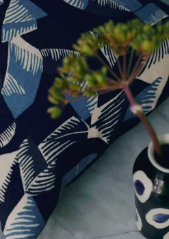 Kinetic Geo Linen Cushion Cover