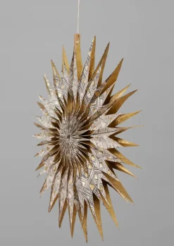 Large Hanging Lokta Paper Star