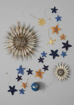 Large Hanging Lokta Paper Star