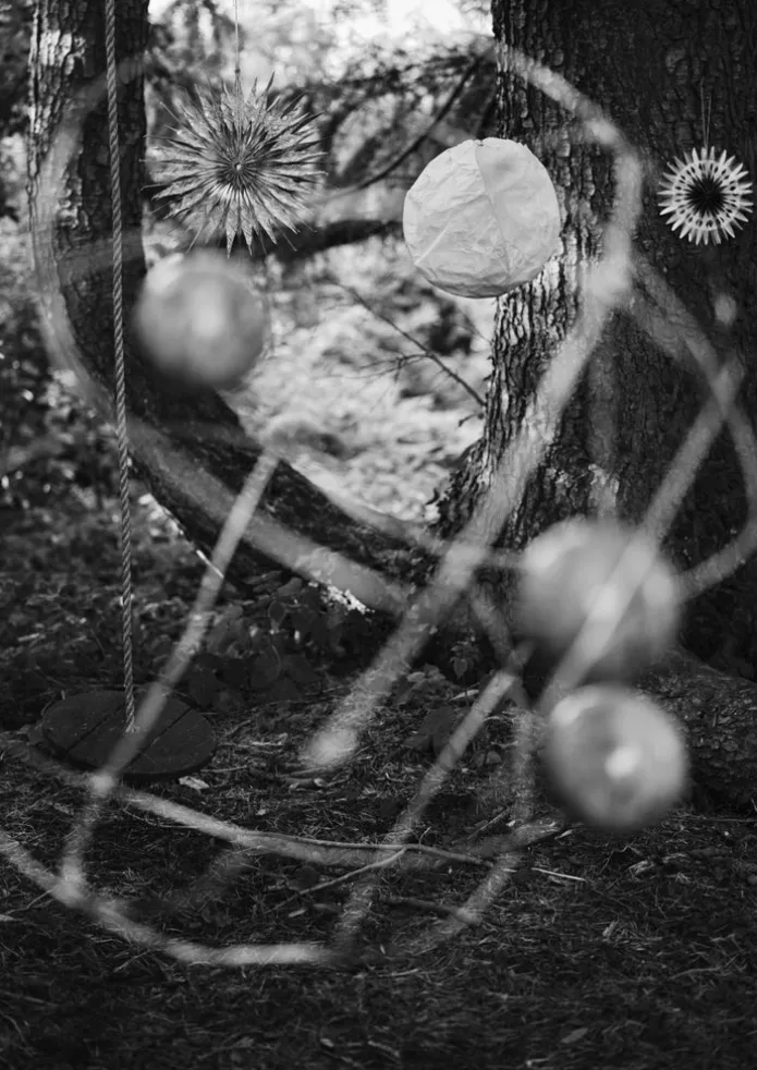 Large Hanging Lokta Paper Star