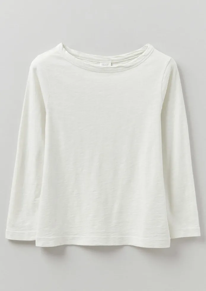 Lia Garment Dyed Boat Neck Tee