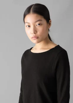Lia Garment Dyed Boat Neck Tee