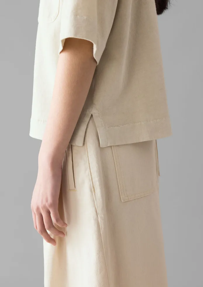 Mineral Dyed Cotton Boxy Tee