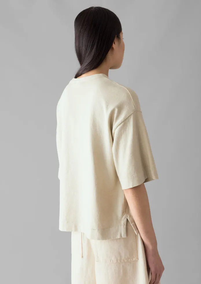 Mineral Dyed Cotton Boxy Tee