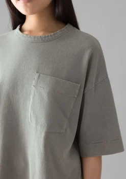 Mineral Dyed Cotton Boxy Tee