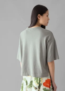 Mineral Dyed Cotton Boxy Tee