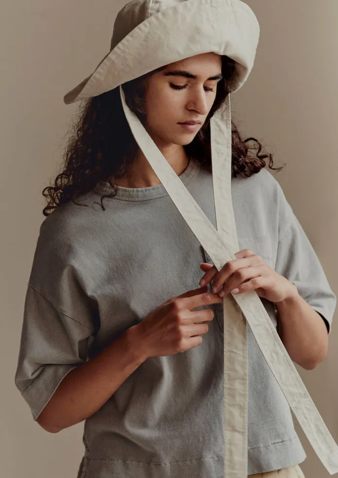 Mineral Dyed Cotton Boxy Tee