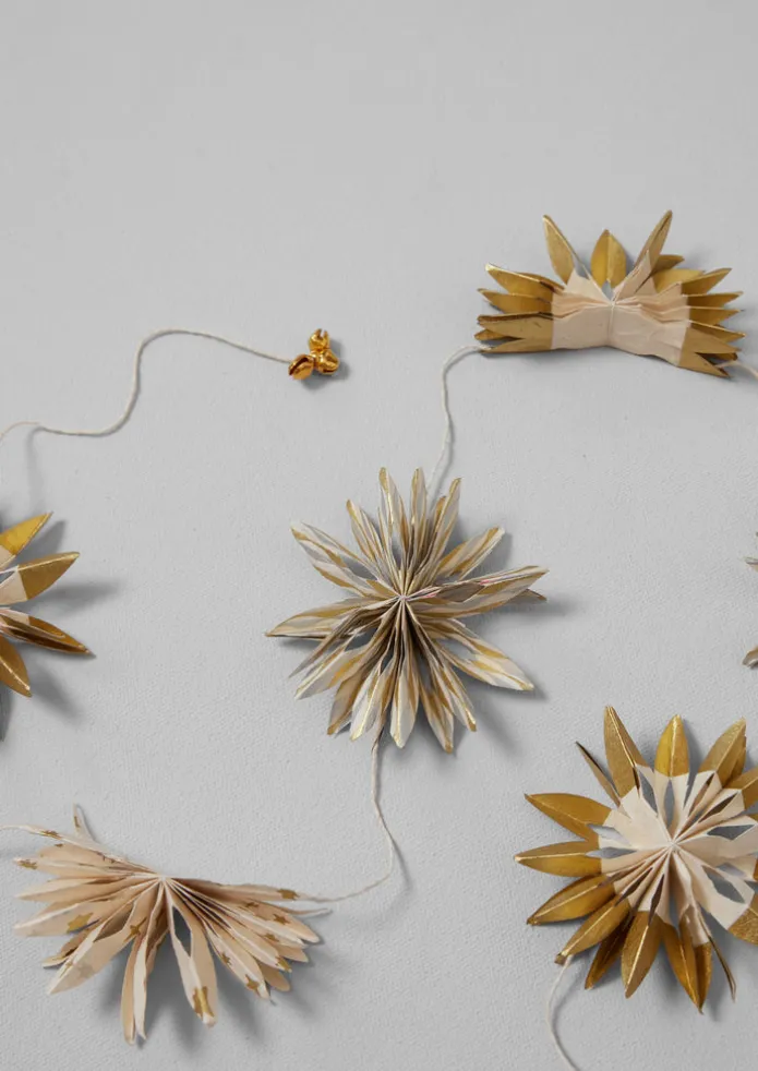 Mini Palm Lokta Paper Garland