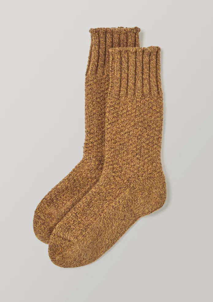 Nishiguchi Kutsushita Textured Boot Socks
