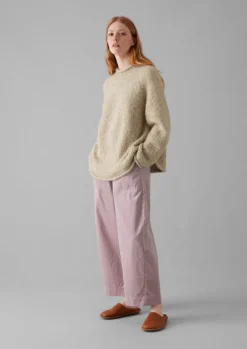 Organic Cord Barrel Leg Trousers