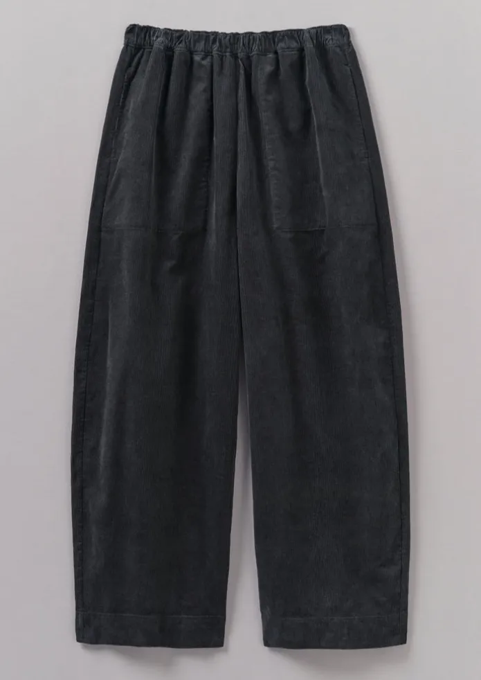Organic Cord Barrel Leg Trousers