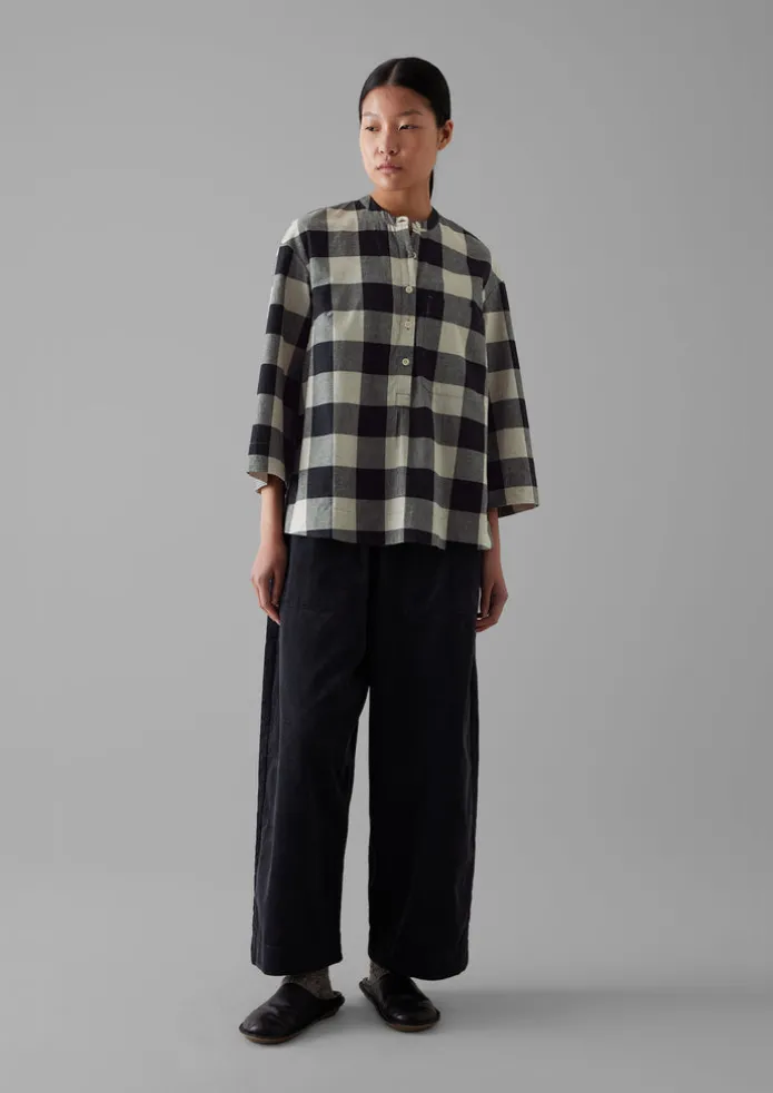 Organic Cord Barrel Leg Trousers