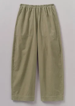 Organic Cord Barrel Leg Trousers
