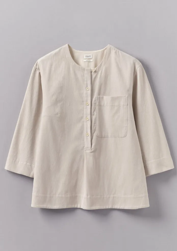 Organic Cord Patch Pocket Shirt