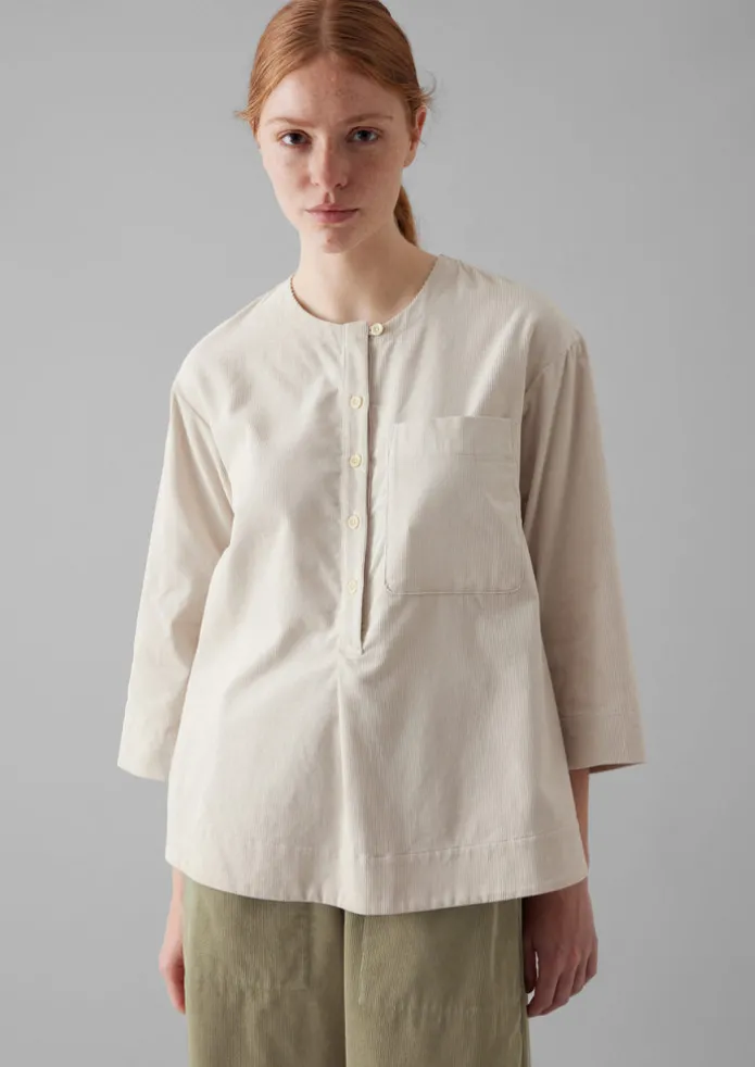 Organic Cord Patch Pocket Shirt