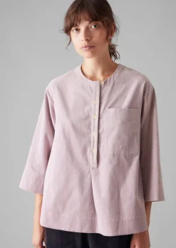 Organic Cord Patch Pocket Shirt