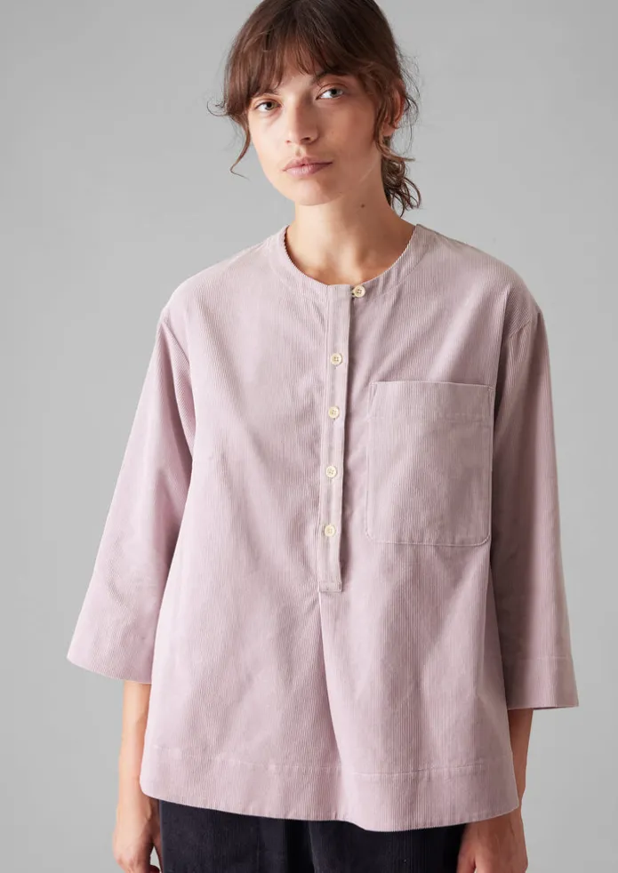 Organic Cord Patch Pocket Shirt