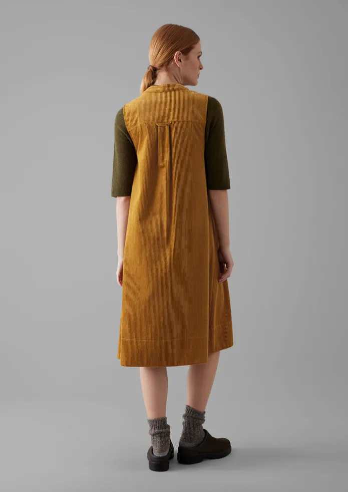Organic Cord Sleeveless Tunic Dress