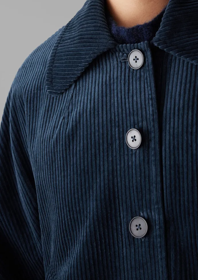 Organic Cord Swingy Jacket