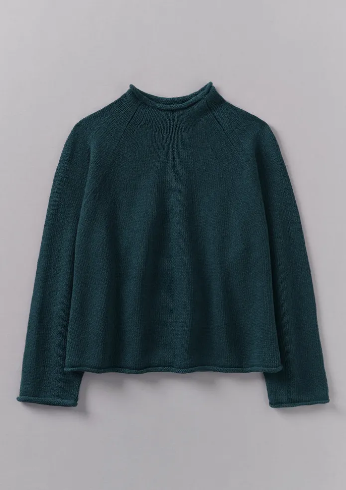 Organic Cotton Linen Easy Sweater