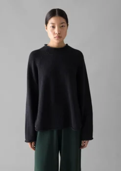 Organic Cotton Linen Easy Sweater