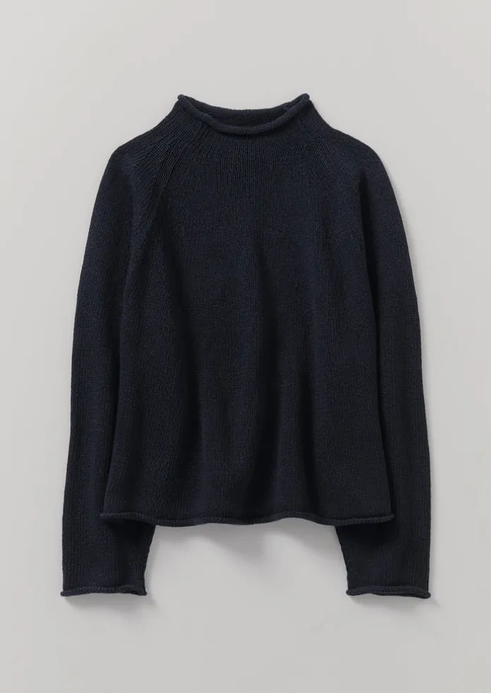 Organic Cotton Linen Easy Sweater