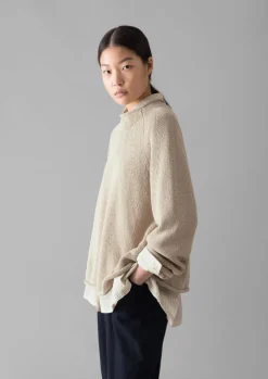 Organic Cotton Linen Easy Sweater