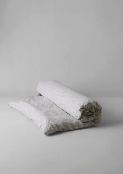 Organic Cotton Pyjama Stripe Duvet Cover