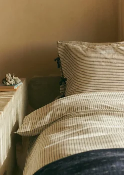 Organic Cotton Pyjama Stripe Duvet Cover
