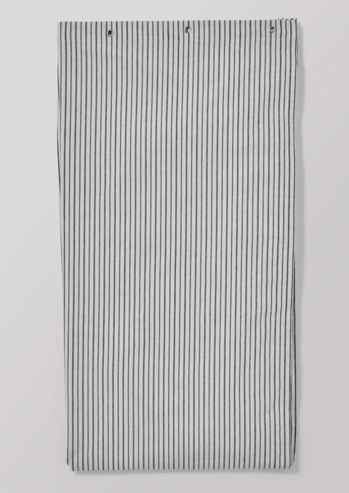Organic Cotton Pyjama Stripe Shower Curtain