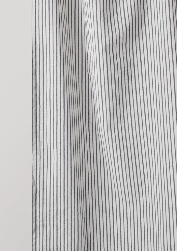 Organic Cotton Pyjama Stripe Shower Curtain