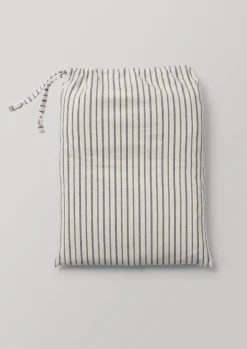 Organic Cotton Pyjama Stripe Shower Curtain