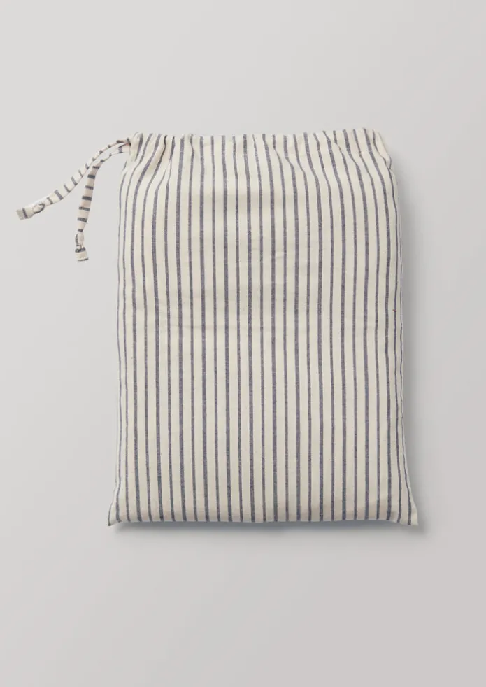 Organic Cotton Pyjama Stripe Shower Curtain