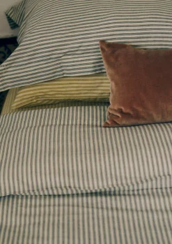 Organic Cotton Ticking Stripe Duvet Cover