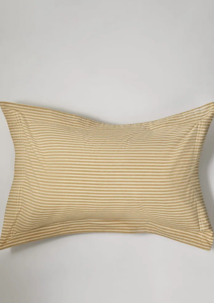 Organic Cotton Ticking Stripe Oxford Pillowcase