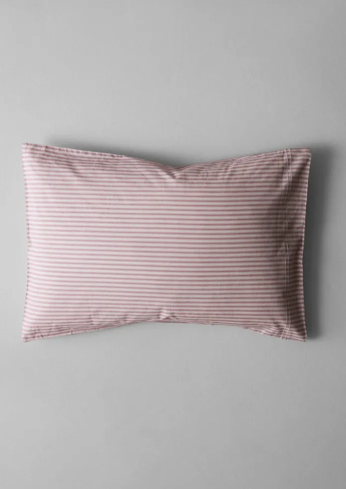 Organic Cotton Ticking Stripe Housewife Pillowcase