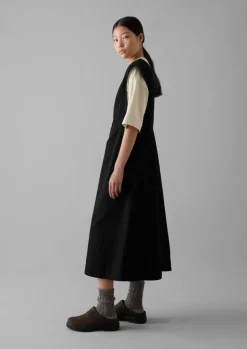 Organic Denim Pinafore Dress