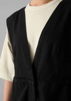 Organic Denim Pinafore Dress
