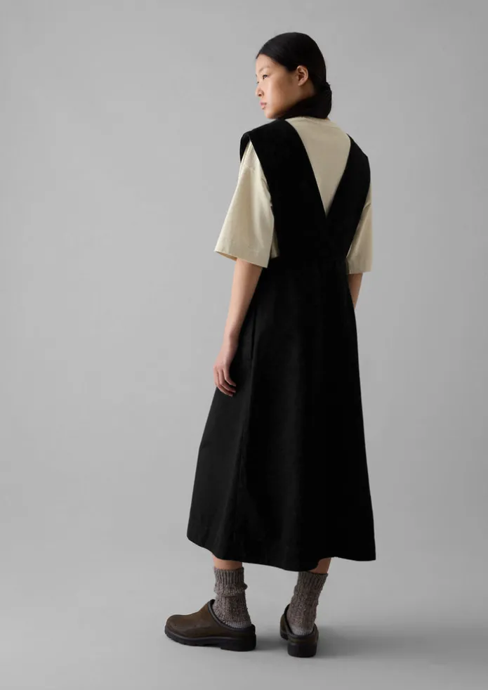 Organic Denim Pinafore Dress