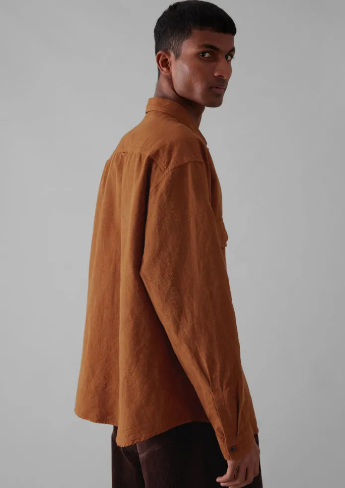 Overdyed Check Workwear Shirt
